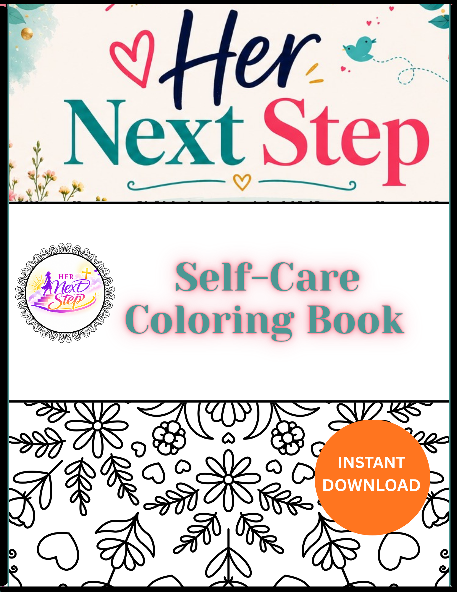 Self-Care Coloring e-Book for Women