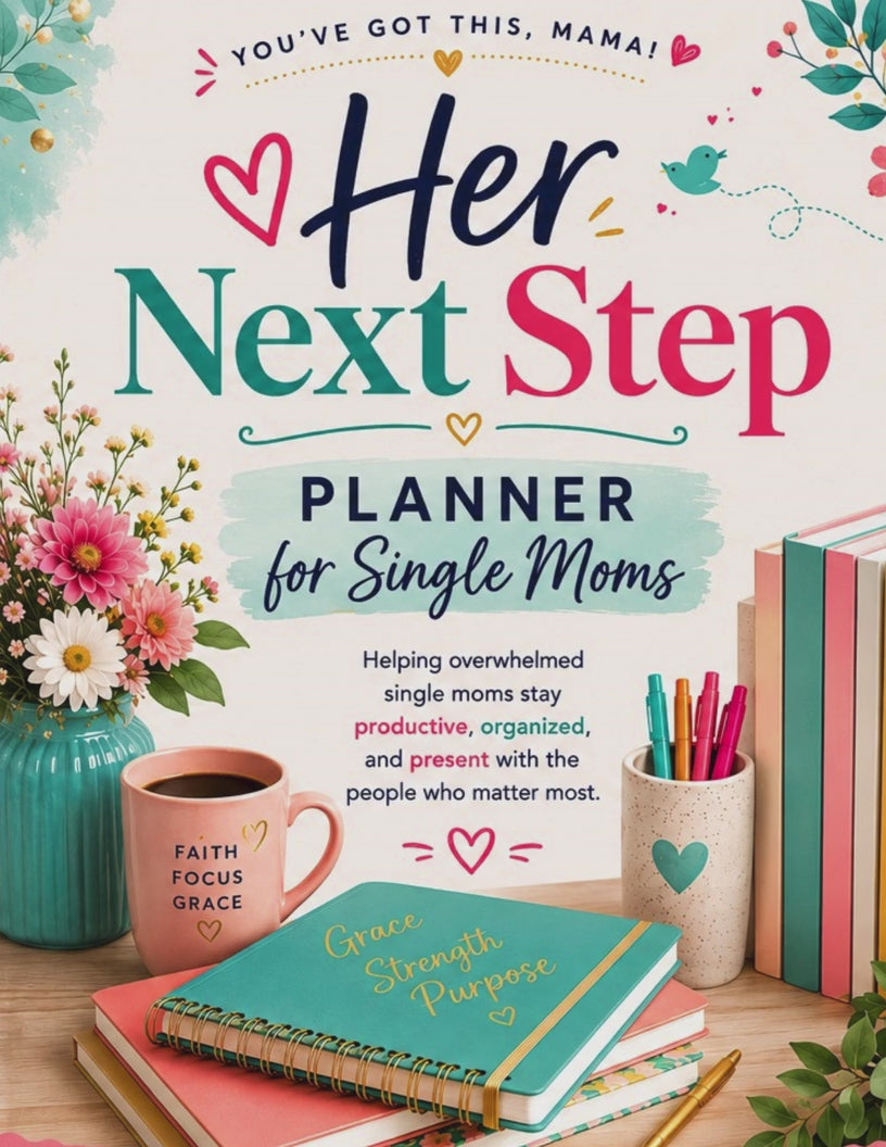 "Her Next Step" Planner for Single Moms