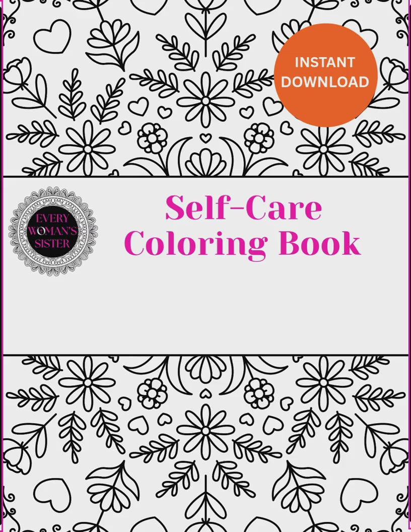 Self-Care Coloring e-Book for Women